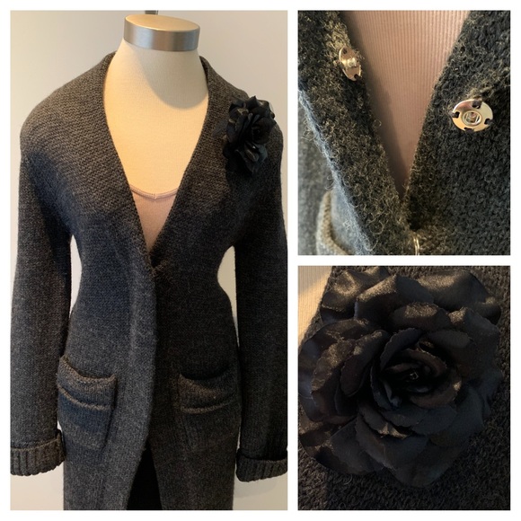 JIGSAW Long Wool Sweater/Coat - Picture 3 of 5